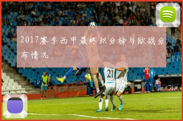 2017赛季西甲最终积分榜与欧战分布情况